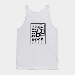 The letter B painting Tank Top